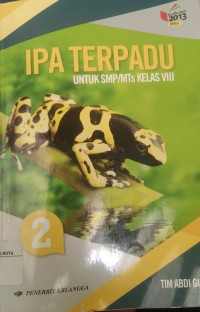 Image of IPA terpadu kelas VIII