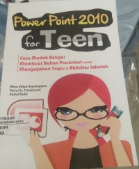 Image of power point 2010 for teen