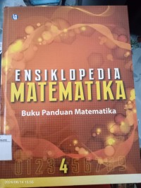 Image of Ensiklopedia Matematika Buku Panduan Matematika Jilid 4